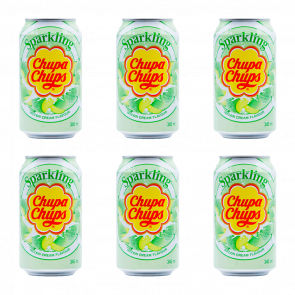 Набор Напиток Chupa Chups Melon & Cream Flavour 345ml 6шт - Retromagaz