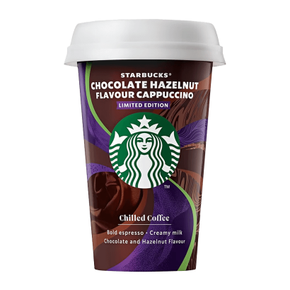 Напиток Starbucks Кофейный Chocolate Hazelnut Flavour Cappuccino 220ml - Retromagaz