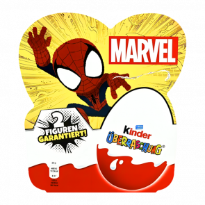 Шоколадне Яйце Kinder 4шт Marvel 80g