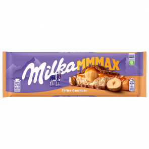 Шоколад Молочний Milka з Цілим Горіхом і Карамеллю 300g