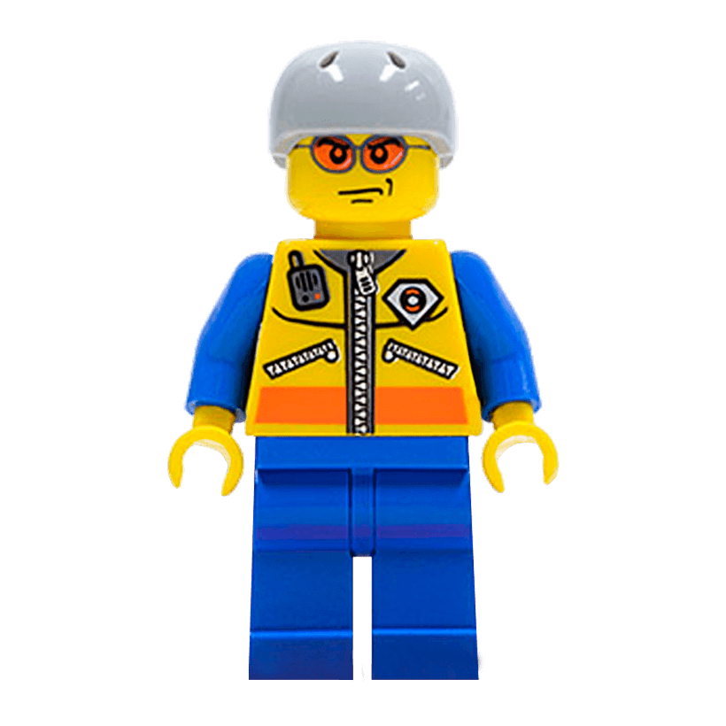 Фигурка Lego Coast Guard 973pb0488 Helicopter Rescue Swimmer City cty0073a Б/У - Retromagaz