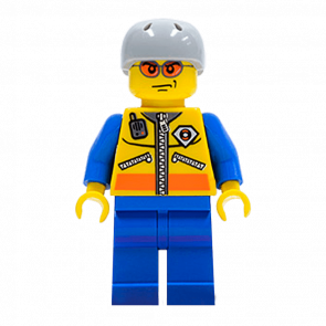 Фигурка Lego 973pb0488 Helicopter Rescue Swimmer City Coast Guard cty0073a Б/У