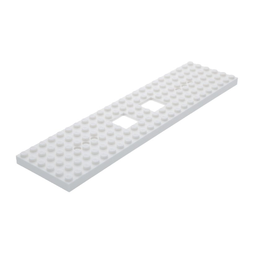 Для Поїзда Lego Основа 6 x 24 6584a 658401 White Б/У - Retromagaz