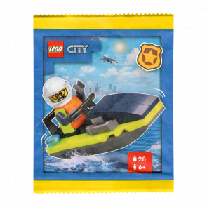 Конструктор Lego Police Officer with Jet Ski City 952408 cty1790 Новый - Retromagaz