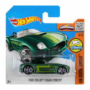 Машинка Базовая Hot Wheels Ford Shelby Cobra Concept Digital Circuit 1:64 DHP55 Green - Retromagaz