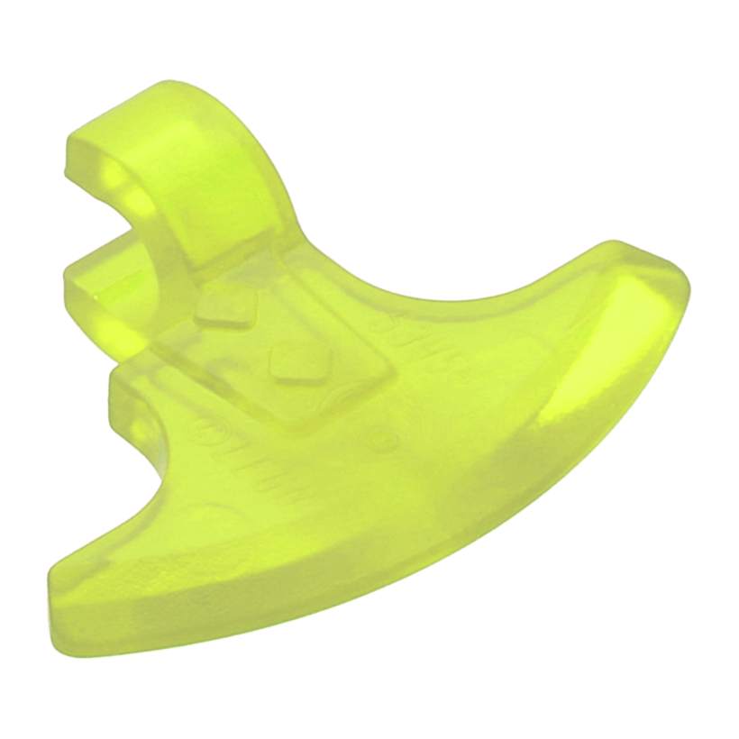 Оружие 2шт Lego Топор Head Clip-on 53454 20731 53705 61851 65042 79805 6153804 Trans-Neon Green Б/У - Retromagaz