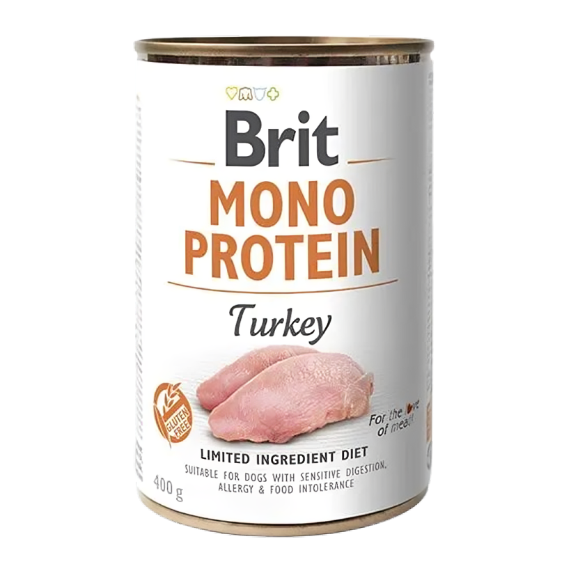 Влажный Корм для Собак Brit Care Mono Protein Индейка 400g - Retromagaz