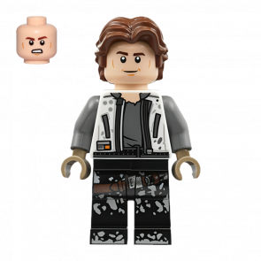 Фигурка Lego Повстанец Han Solo White Jacket Black Legs Star Wars sw0915 Б/У - Retromagaz