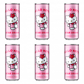 Набор Напиток The Drinks Hello Kitty Star Drink Raspberry Feijoa 250ml 6шт