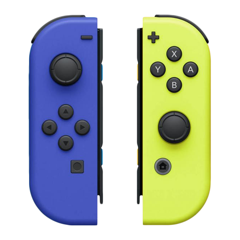 Контроллеры Беспроводной Nintendo Switch Joy-Con Yellow Blue Б/У - Retromagaz