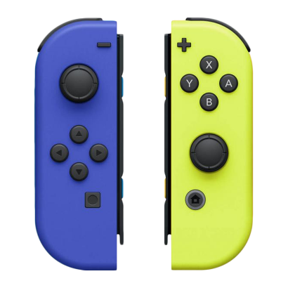 Контроллеры Беспроводной Nintendo Switch Joy-Con Yellow Blue Б/У - Retromagaz