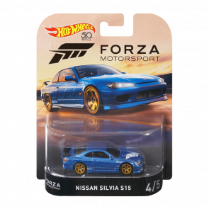 Машинка Premium Hot Wheels Nissan Silvia S15 Forza Rep. Entertainment 1:64 FLD19 Blue