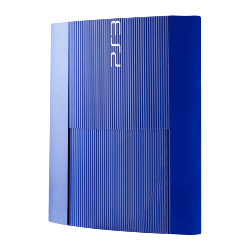 Консоль Sony PlayStation 3 Super Slim 500GB Azurite Blue Без Геймпада Б/У - Retromagaz