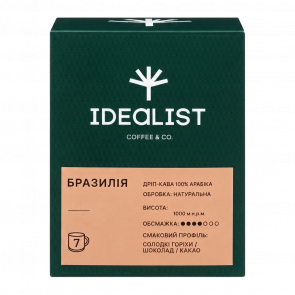 Дріп-кава Idealist Coffee Co Бразилія 7 Дріпів 84g - Retromagaz