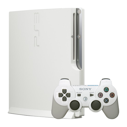 Консоль Sony PlayStation 3 Slim 320GB White Б/У - Retromagaz