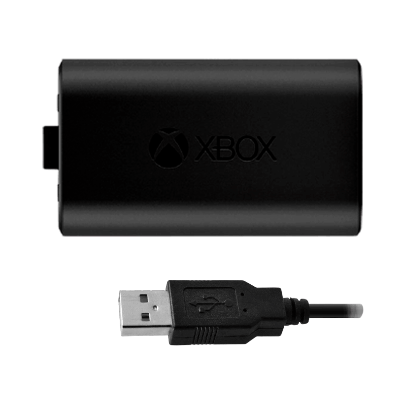 Аккумулятор Microsoft Xbox One + Micro USB Black 1.2m Б/У - Retromagaz