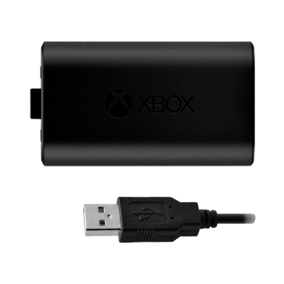 Аккумулятор Microsoft Xbox One + Micro USB Black 1.2m Б/У - Retromagaz