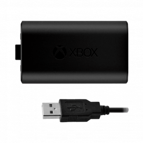 Аккумулятор Microsoft Xbox One + Micro USB Black 1.2m Б/У Хороший - Retromagaz