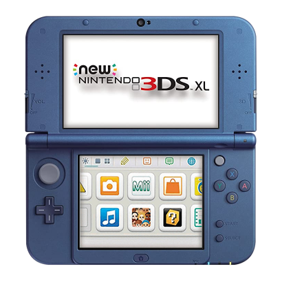 Консоль Nintendo 3DS XL New Модифицированная 32GB Blue + 10 Встроенных Игр Б/У - Retromagaz