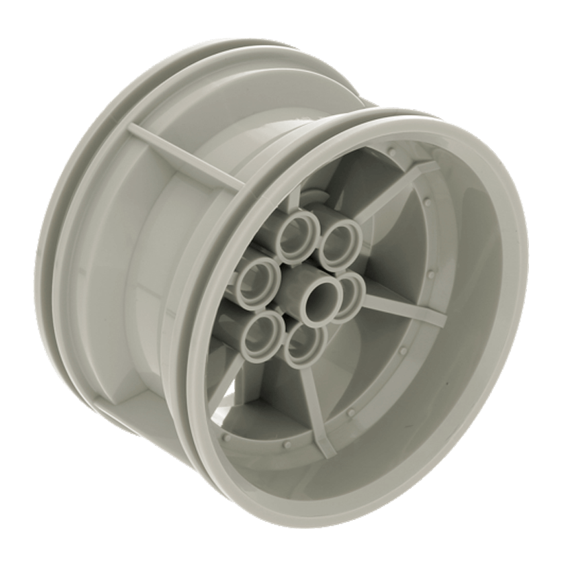 Колесо Lego Диск 56mm D x 34mm Technic Racing Medium 15038 51150 6045310 6276851 Light Bluish Grey Б/У - Retromagaz