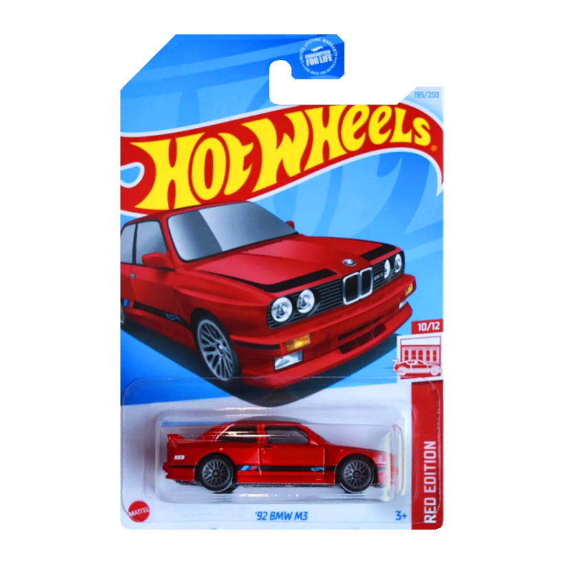 Машинка Базовая Hot Wheels BMW M3 Red Edition 1:64 HTF82 Red - Retromagaz