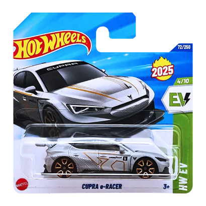 Машинка Базова Hot Wheels Seat Cupra e-Racer EV 1:64 HYX46 Grey - Retromagaz