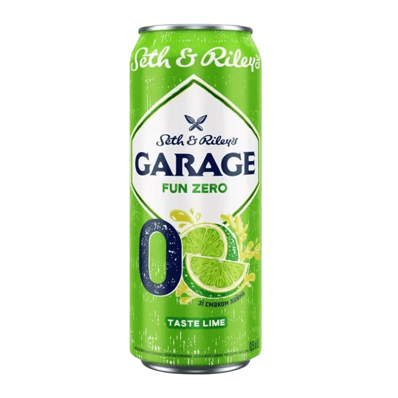 Пиво Безалкогольное Garage Seth & Riley's Fun Zero 0% Lime 500ml - Retromagaz