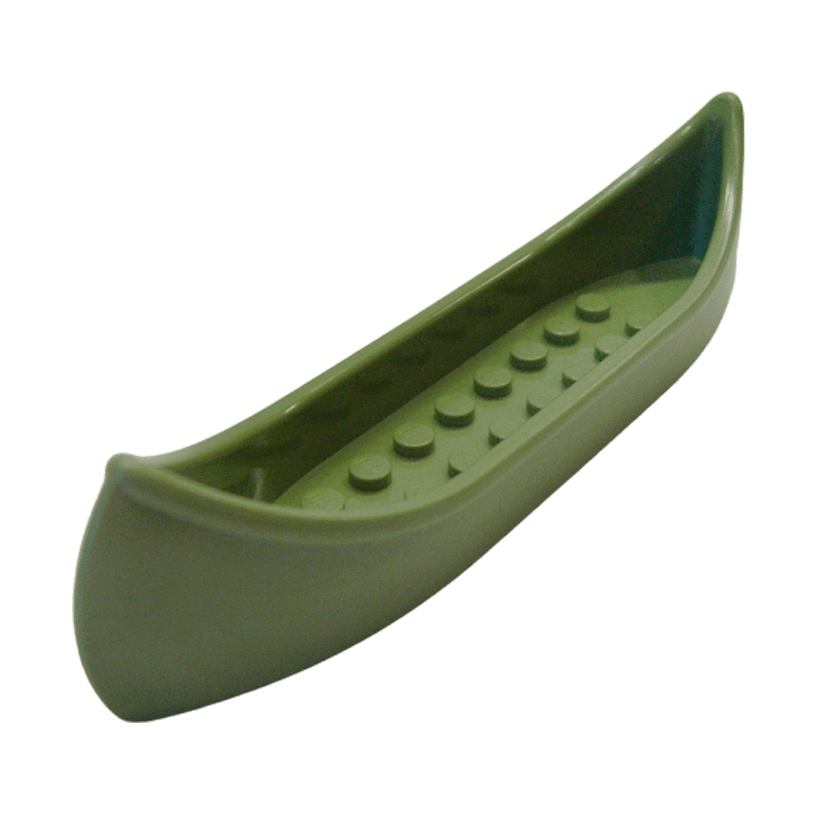 Для Судна Lego Основа Canoe 6021 33590 6170826 6188614 Olive Green Б/У - Retromagaz
