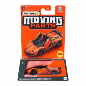 Тематична Машинка Matchbox 2019 Lamborghini Aventador SVJ Roadster Moving Parts 1:64 FWD28/HLG03 Orange