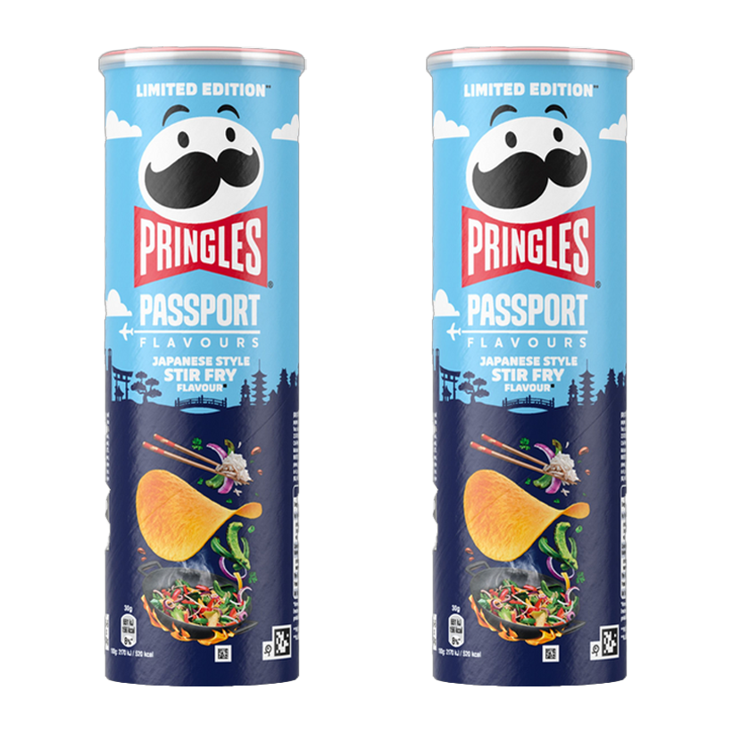 Набор Чипсы 2шт Pringles Passport Flavours Japanese Style Stir Fry 165g - Retromagaz