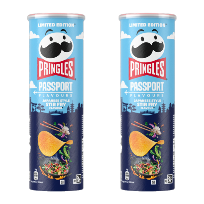 Набор Чипсы 2шт Pringles Passport Flavours Japanese Style Stir Fry 165g - Retromagaz