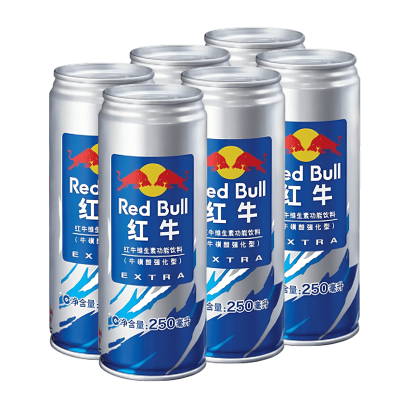 Набор Напиток Энергетический 6шт Red Bull Азійський EXTRA 250ml - Retromagaz