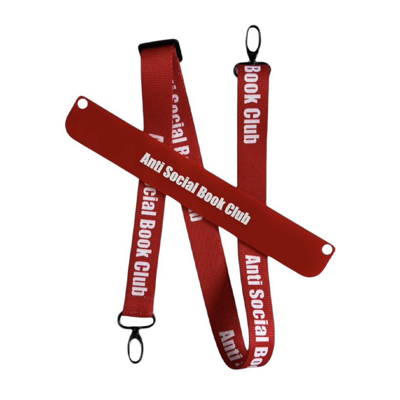 Закладка с ремешком «Anti social bookmark» - Retromagaz