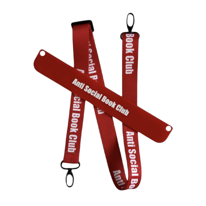 Закладка з ремінцем «Anti social bookmark» - Retromagaz