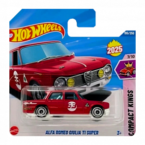 Машинка Базова Hot Wheels Alfa Romeo Giulia TI Super Compact Kings 1:64 HYW40 Red - Retromagaz