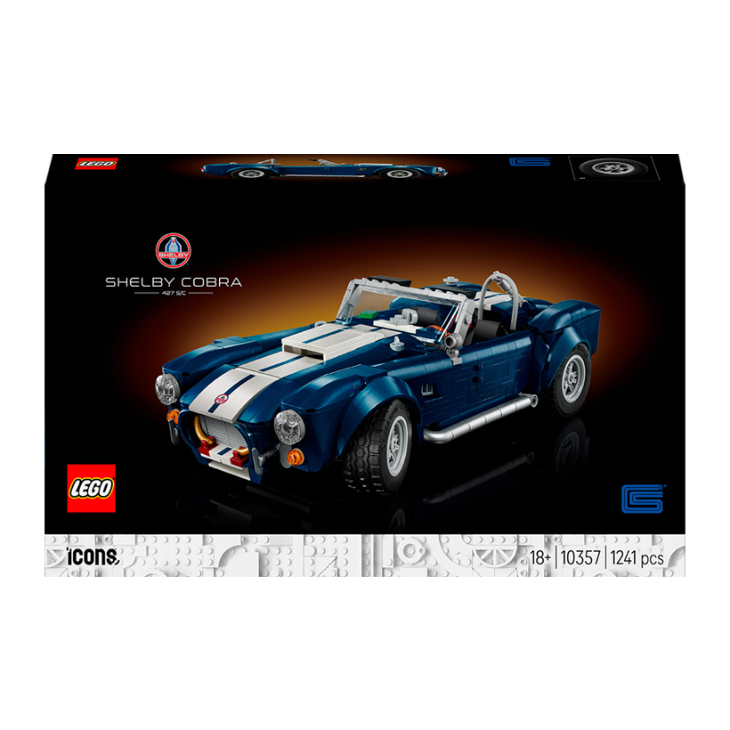 Конструктор Lego Shelby Cobra 427 S/C Icons 10357 Новий - Retromagaz