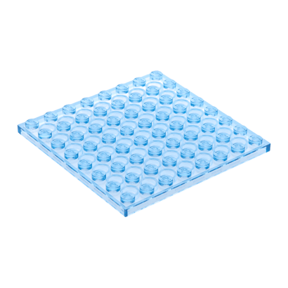 Пластина Lego Звичайна 8 x 8 41539 42534 4226439 Trans-Medium Blue Б/У - Retromagaz