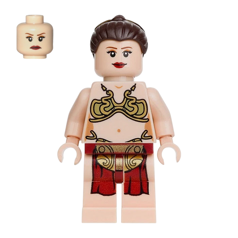 Фигурка Lego Повстанец Princess Leia Jabba Slave Outfit Neck Bracket Star Wars sw0485 2 75020 Б/У - Retromagaz