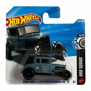 Машинка Базова Hot Wheels Ford Model A Custom '31 Dirt 1:64 JJM11 Blue - Retromagaz