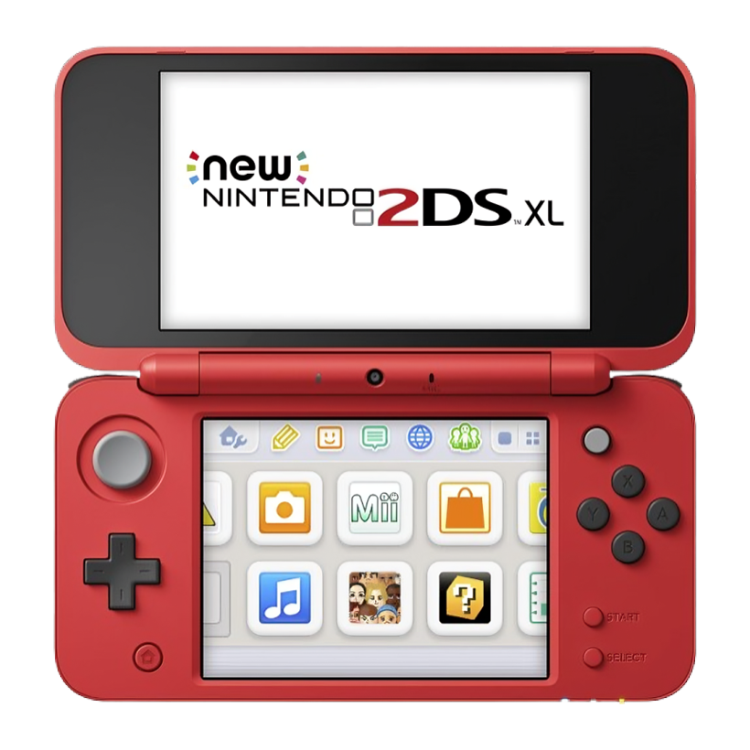 Консоль Nintendo 2DS XL New Poke Ball Limited Edition Модифікована 32GB Red White + 10 Вбудованих Ігор Б/У - Retromagaz