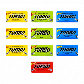 Набір Жувальна Гумка Turbo Soft Buble Gum 4,5g 10шт