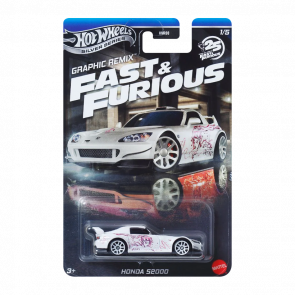 Тематична Машинка Hot Wheels Honda S2000 Fast & Furious 1:64 JBY44 White - Retromagaz