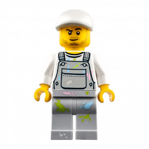 Фигурка Lego Overalls with Paint Splatters City Hospital cty0897 Б/У