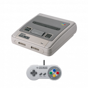 Набір Консоль Nintendo SNES SNSP-001A Europe Light Grey Б/У  + Геймпад Дротовий - Retromagaz