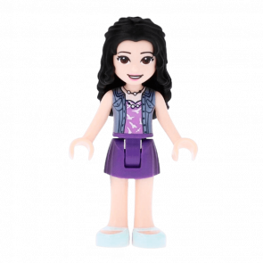 Фігурка Lego Emma Dark Purple Skirt Friends Girl frnd294 Б/У - Retromagaz