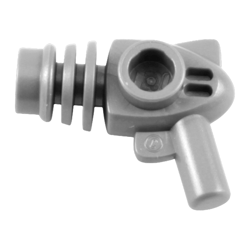 Зброя 4шт Lego Стрілецька Space Ray Gun 13608 87993 6046398 4625812 Flat Silver Б/У - Retromagaz