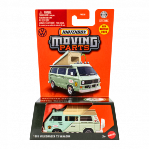 Тематична Машинка Matchbox 1986 Volkswagen T3 Vanagon Moving Parts 1:64 JHV32 Grey - Retromagaz