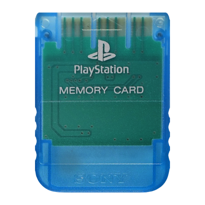 Карта Памяти Sony PlayStation 1 SCPH-1020 1MB Trans-Blue Б/У - Retromagaz