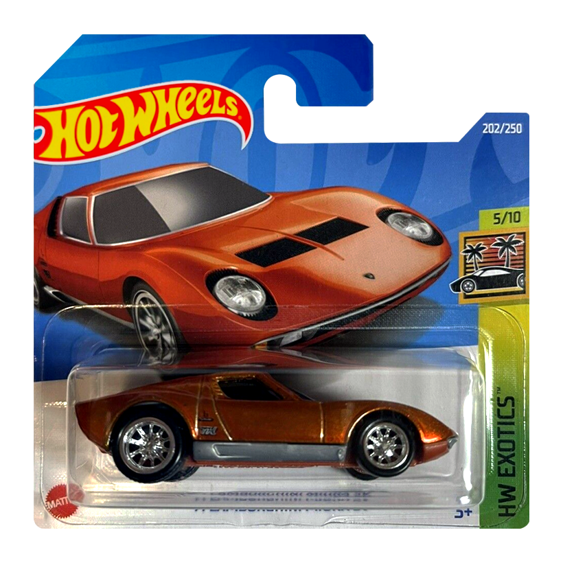 Машинка Базова Hot Wheels `71 Lamborghini Miura SV Super Treasure