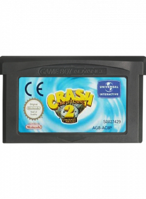 Игра Nintendo Game Boy Advance Crash Bandicoot 2: N-Tranced Английская Версия Только Картридж Б/У